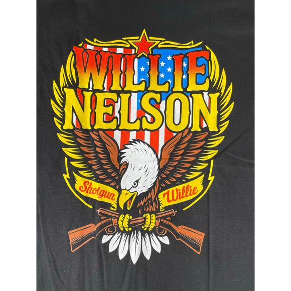 Willie Nelson Outlaw Festival Tour T-Shirt Size Large - Picture 5 of 6